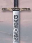 Espada Excalibur Negro/Oro